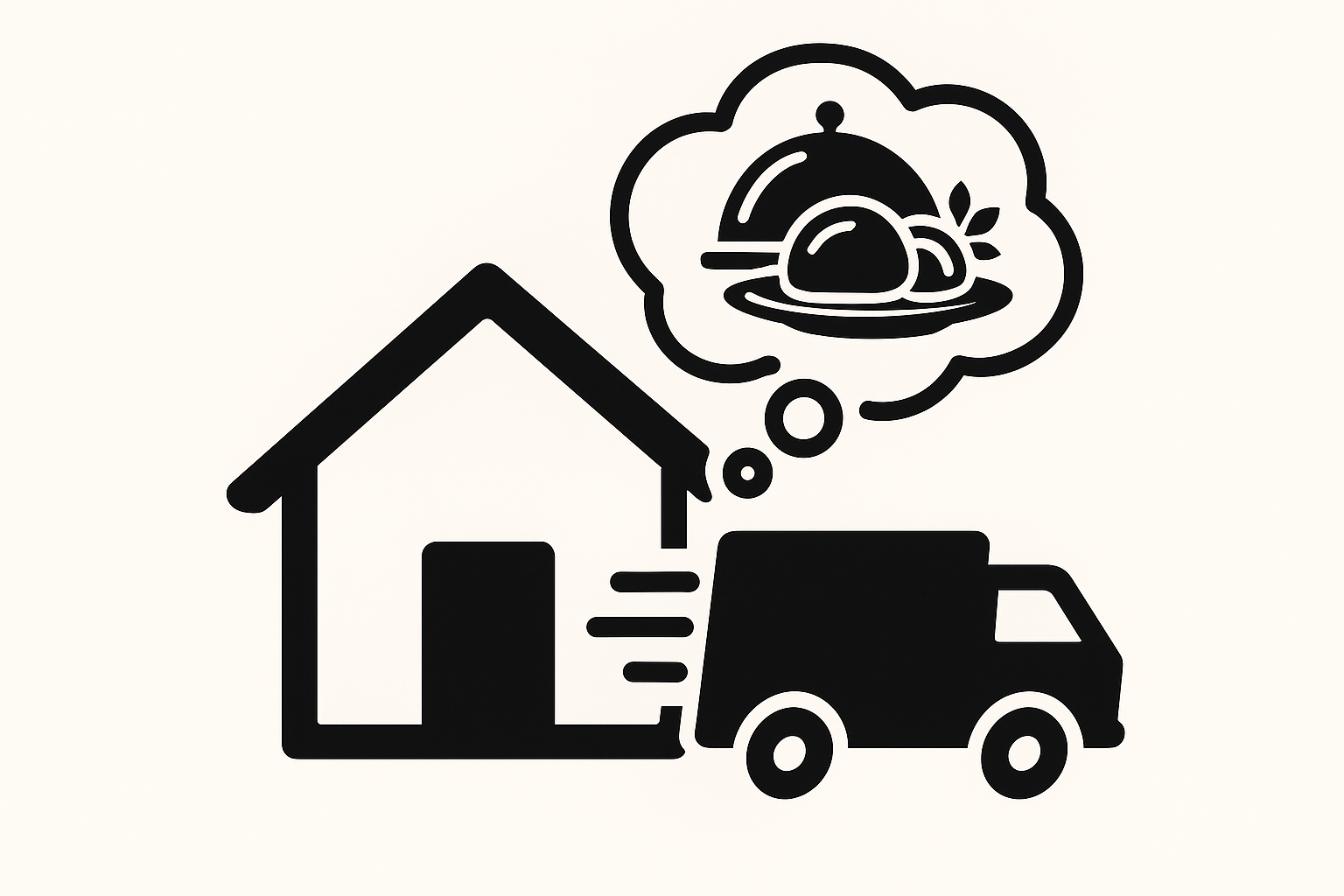 Home delivery illustration